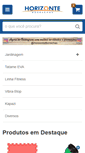 Mobile Screenshot of horizonteborrachas.com.br